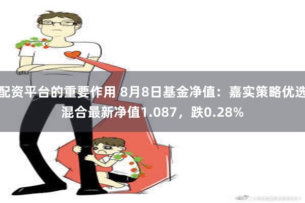 配资平台的重要作用 8月8日基金净值：嘉实策略优选混合最新净值1.087，跌0.28%