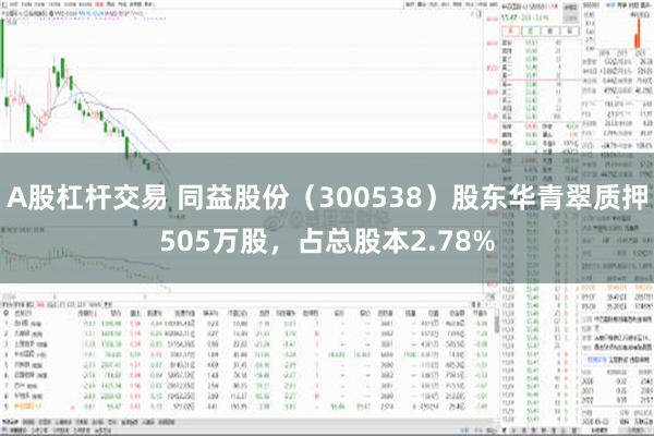 A股杠杆交易 同益股份（300538）股东华青翠质押505万股，占总股本2.78%