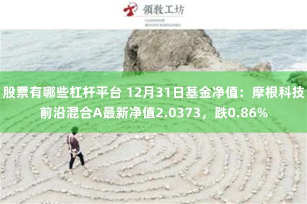 股票有哪些杠杆平台 12月31日基金净值：摩根科技前沿混合A最新净值2.0373，跌0.86%